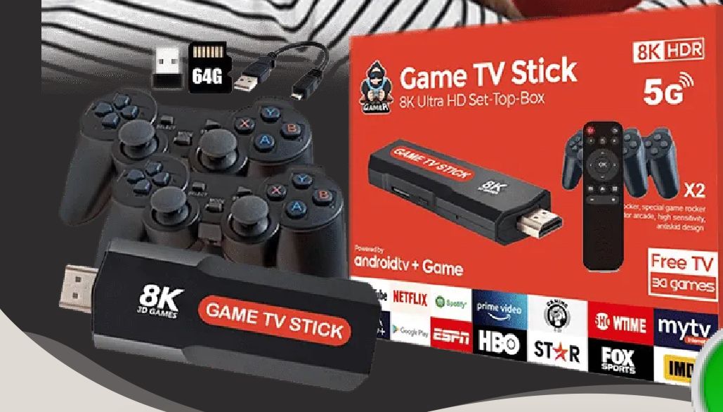 Game Stick PRO + Canales Premium